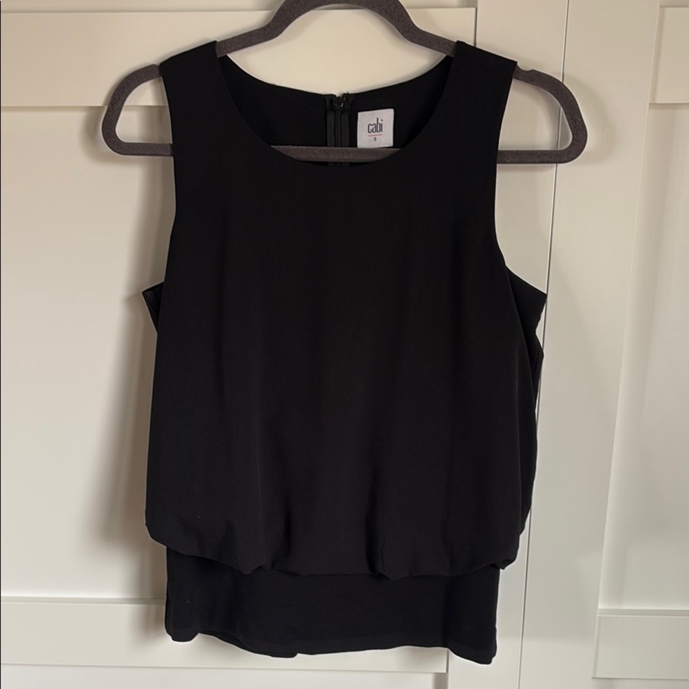 CAbi Women's Black Sleeveless Top